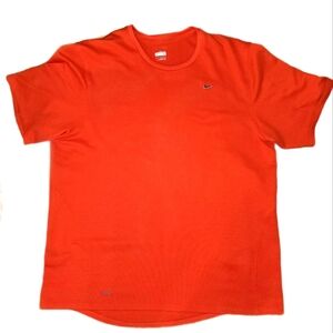 Men’s Nike Dri-Fit T-Shirt Orange Size Large
